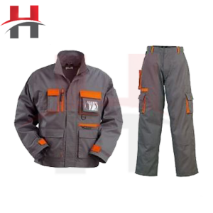 Jacket et Pantalon de Travail - Homme - Gris et Orange