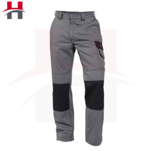 Pantalon de Travail - Homme - Gris Contrasté Noir