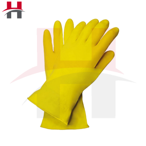 Gants Protection Chimique Large - Jaune REF : EPI GPC507