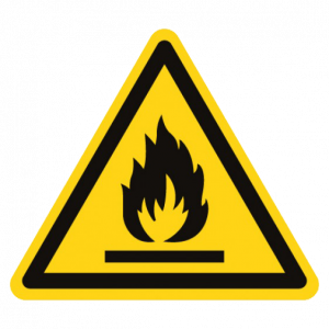 Danger matières inflammables