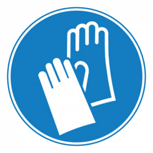 Gants de protection obligatoires