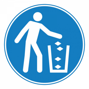 Obligation d'utiliser la poubelle