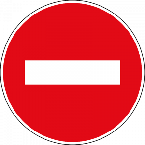 Sens interdit