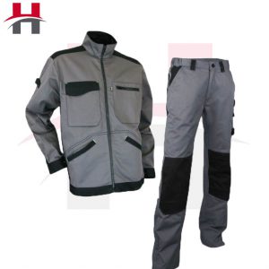 Blouson et Pantalon de Travail-Homme Gris et Noir
