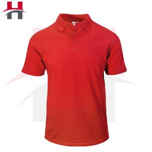 Polo de Travail - Homme - Rouge